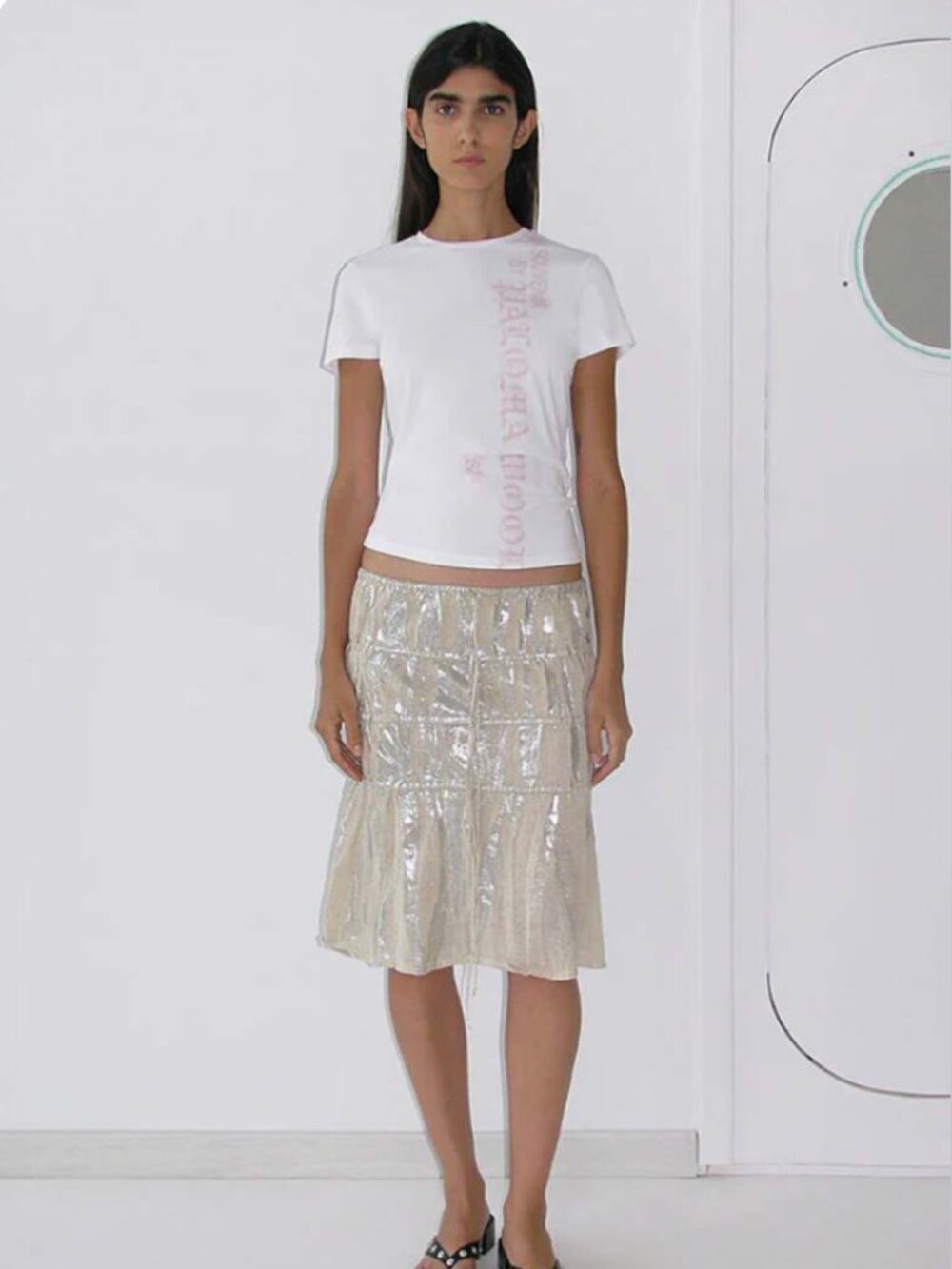 Paloma Wool Goty Logo-Print T-Shirt In White (size L)